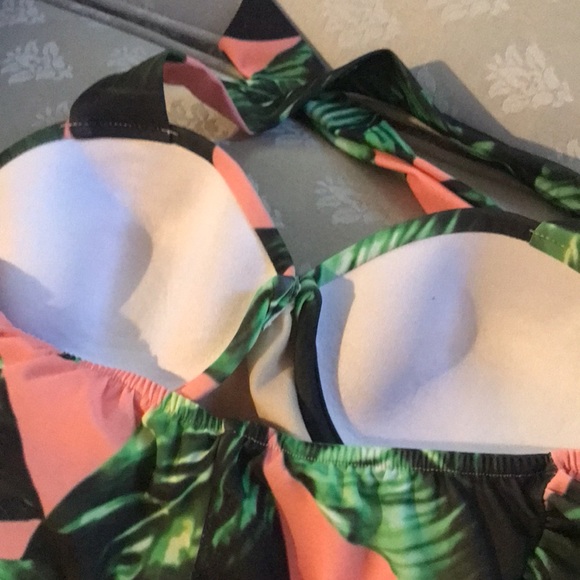 Albion palm print one piece swim suit small - Picture 6 of 8